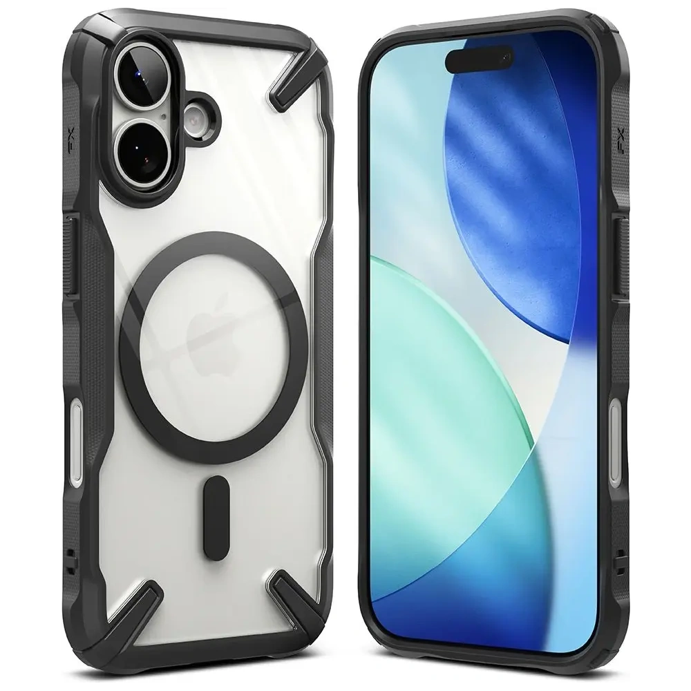 Etui Ringke Fusion-X Magnetic MagSafe do Apple iPhone 17 Black