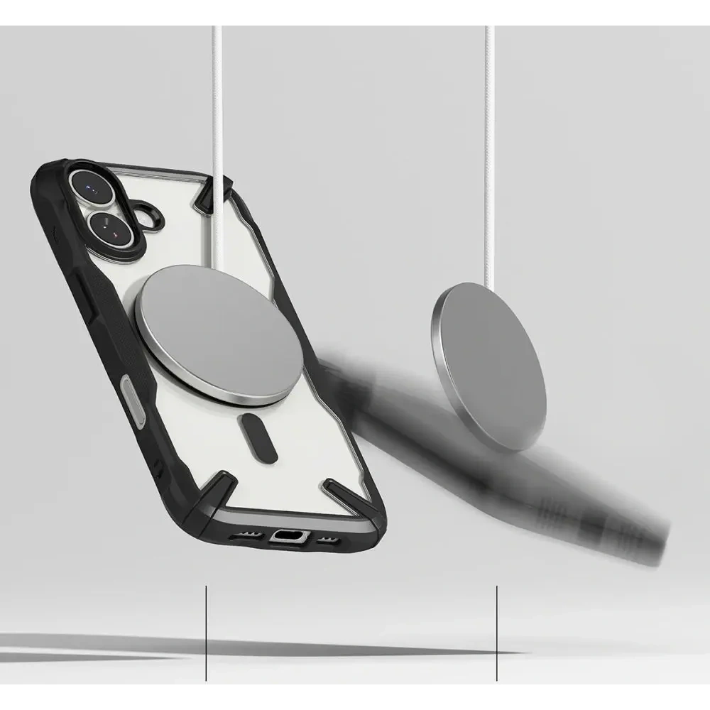 Etui Ringke Fusion-X Magnetic MagSafe do Apple iPhone 17 Black