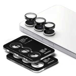Osłona aparatu Ringke Camera Frame Protector do Samsung Galaxy S25 FE Black [2 PACK]
