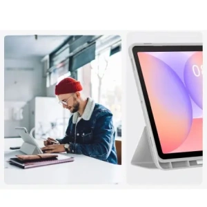 Etui Tech-Protect SmartCase Pen do Samsung Galaxy Tab S9 11.0 / S9 FE / S10 FE / S10 Lite 10.9 X710 / X716b / X510 / X516b / X520 / X526 / X400 / X406b Grey