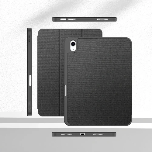 Etui Tech-Protect SmartCase Pen Canvas do Apple iPad 10.9" 2022 / 11" 2025  Charcoal Grey
