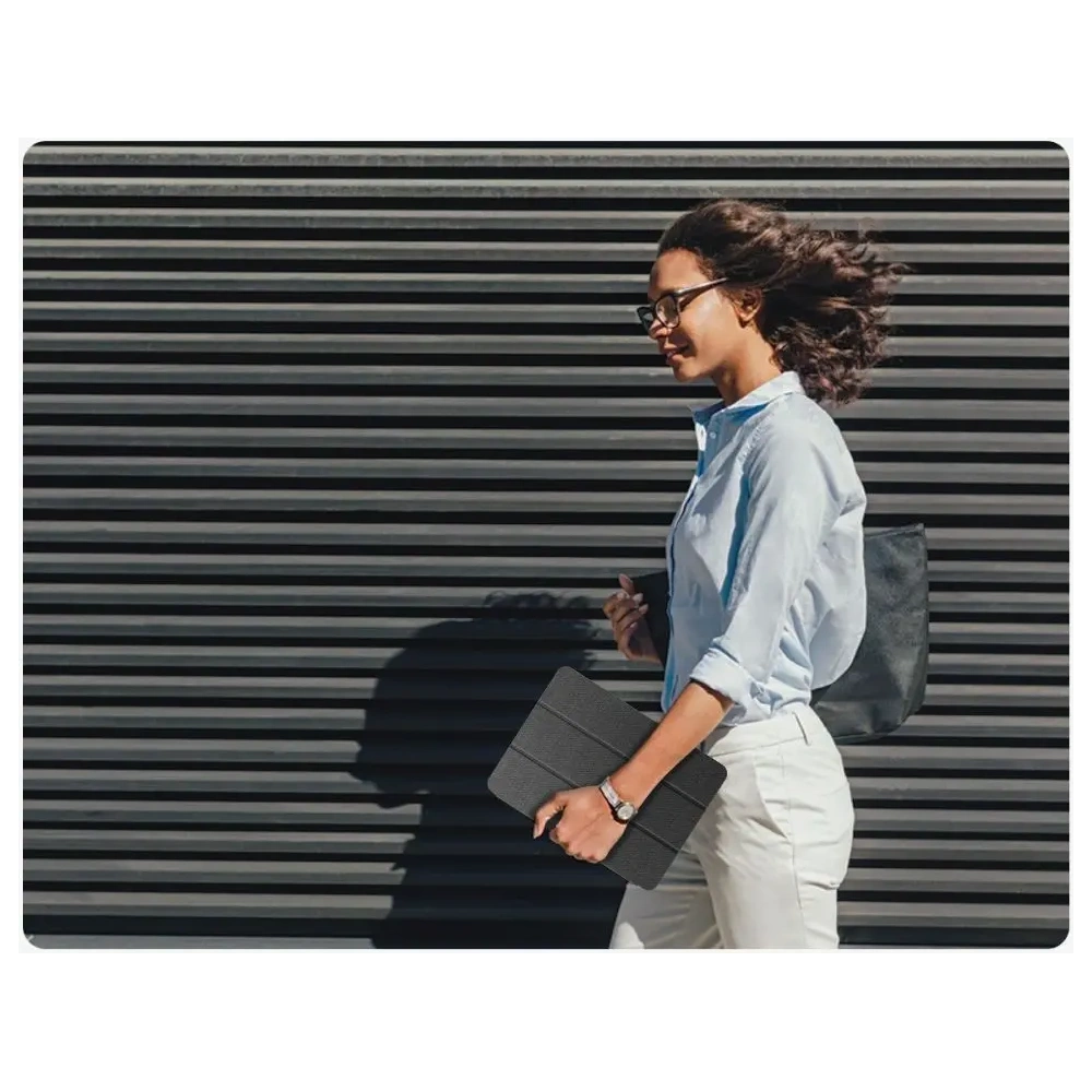 Etui Tech-Protect SmartCase Pen Canvas do Apple iPad 10.9" 2022 / 11" 2025  Charcoal Grey