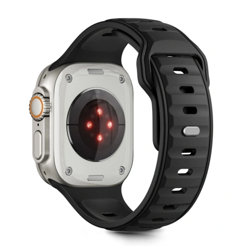 Pasek Tech-Protect IconBand Line do Apple Watch 8 / 9 / 10 / 11 / SE / Ultra 44/45/46/49mm Black /black