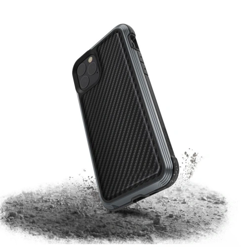 Kup X-Doria Apple Aluminiumhülle Defense Lux iPhone 11 Pro (Falltest 3m) (Schwarz Carbon Fiber) - XDR010BLK - {ean13} - Sklep Home Screen