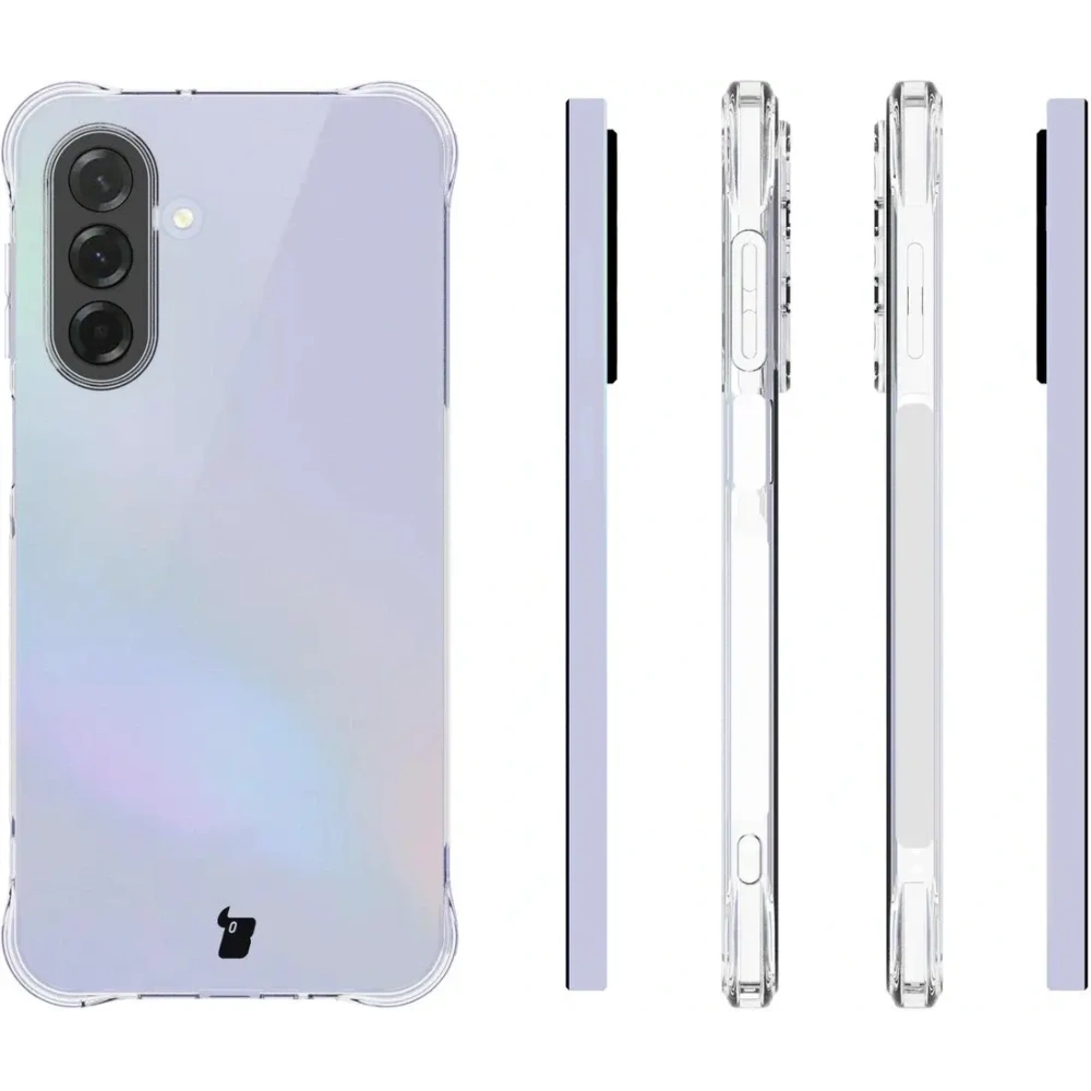 Elastyczne etui + 2x szkło hartowane Bizon Case Clear Pack do Samsung Galaxy A17 5G