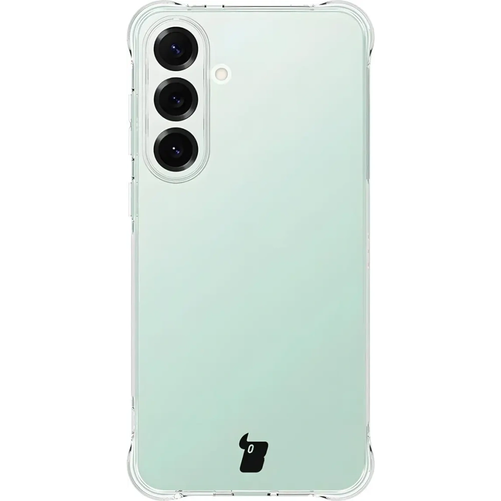 Elastyczne etui + 2x szkło hartowane Bizon Case Clear Pack do Samsung Galaxy S25 FE