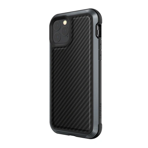 Kup Etui din aluminiu X-Doria Defense Lux pentru Apple iPhone 11 Pro (Test de cădere 3m) (Fibră de carbon neagră) - XDR010BLK - {ean13} - Sklep Home Screen