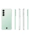 Elastyczne etui + 2x szkło hartowane Bizon Case Clear Pack do Samsung Galaxy S25 FE