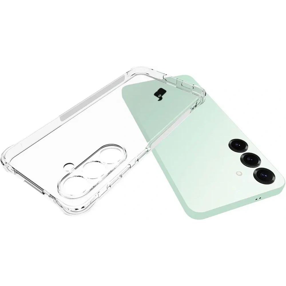 Elastyczne etui + 2x szkło hartowane Bizon Case Clear Pack do Samsung Galaxy S25 FE