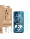 Elastyczne etui + 2x szkło hartowane Bizon Case Clear Pack do Samsung Galaxy S25 FE