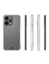 Elastyczne etui + 2x folia na ekran Bizon Case Clear Pack do Oppo Reno 14
