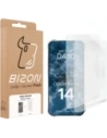 Elastyczne etui + 2x folia na ekran Bizon Case Clear Pack do Oppo Reno 14