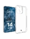 Elastyczne etui + 2x folia na ekran Bizon Case Clear Pack do Oppo Reno 14 F / FS