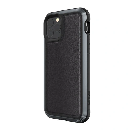 Kup Etui din aluminiu X-Doria Defense Lux Apple iPhone 11 Pro (Test de cădere 3m) (Piele neagră) - XDR011BLK - {ean13} - Sklep Home Screen