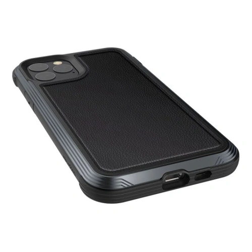 Kup Etui din aluminiu X-Doria Defense Lux Apple iPhone 11 Pro (Test de cădere 3m) (Piele neagră) - XDR011BLK - {ean13} - Sklep Home Screen