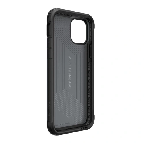 Kup Etui din aluminiu X-Doria Defense Lux Apple iPhone 11 Pro (Test de cădere 3m) (Piele neagră) - XDR011BLK - {ean13} - Sklep Home Screen