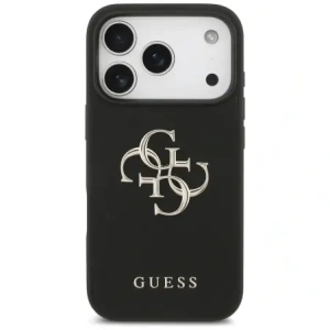 Etui Guess Grained Big 4G & Classic Logo do Apple iPhone 17 Pro czarny