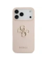 Etui Guess Grained Big 4G & Classic Logo do Apple iPhone 17 Pro Max różowy