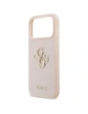 Etui Guess Grained Big 4G & Classic Logo do Apple iPhone 17 Pro Max różowy