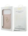 Etui Guess Grained Big 4G & Classic Logo do Apple iPhone 17 Pro Max różowy
