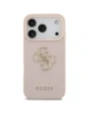 Etui Guess Grained Big 4G & Classic Logo do Apple iPhone 17 Pro różowy