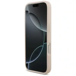 Etui Guess Grained Big 4G & Classic Logo do Apple iPhone 17 Pro różowy