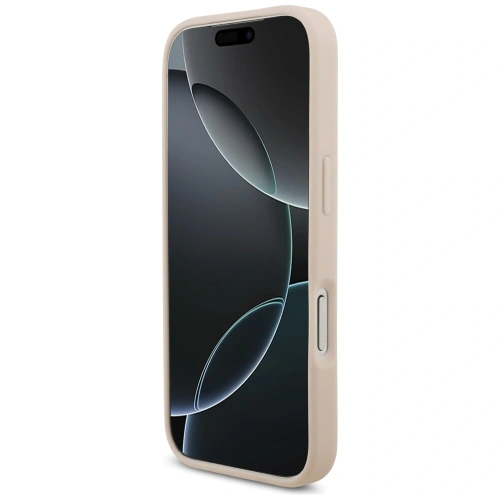 Etui Guess Grained Big 4G & Classic Logo do Apple iPhone 17 Pro różowy