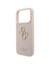 Etui Guess Grained Big 4G & Classic Logo do Apple iPhone 17 Pro różowy