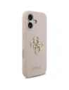 Etui Guess Grained Big 4G & Classic Logo do Apple iPhone 17 różowy