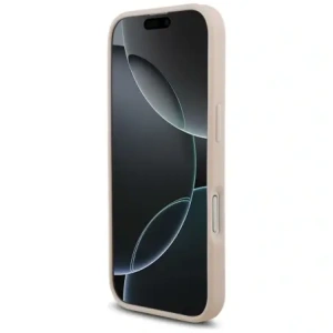 Etui Guess Grained Big 4G & Classic Logo do Apple iPhone 17 różowy