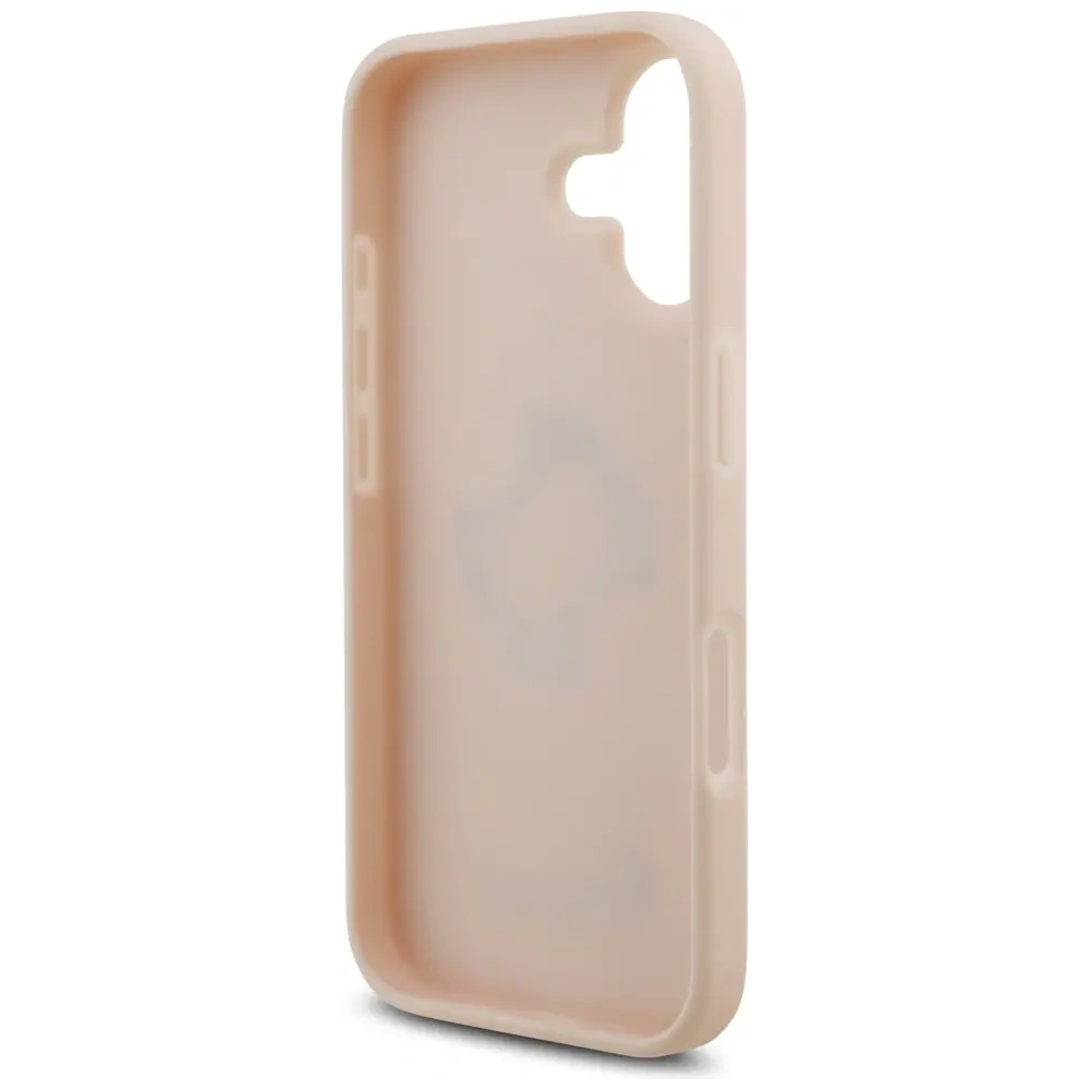 Etui Guess Grained Big 4G & Classic Logo do Apple iPhone 17 różowy