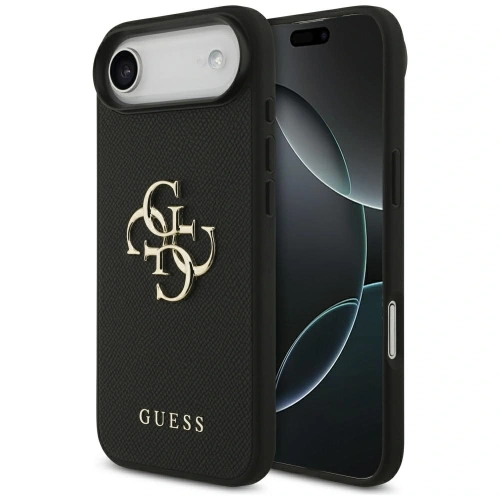 Etui Guess Grained Big 4G & Classic Logo do Apple iPhone Air czarny