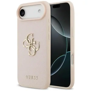 Etui Guess Grained Big 4G & Classic Logo do Apple iPhone Air różowy