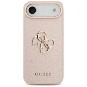 Etui Guess Grained Big 4G & Classic Logo do Apple iPhone Air różowy
