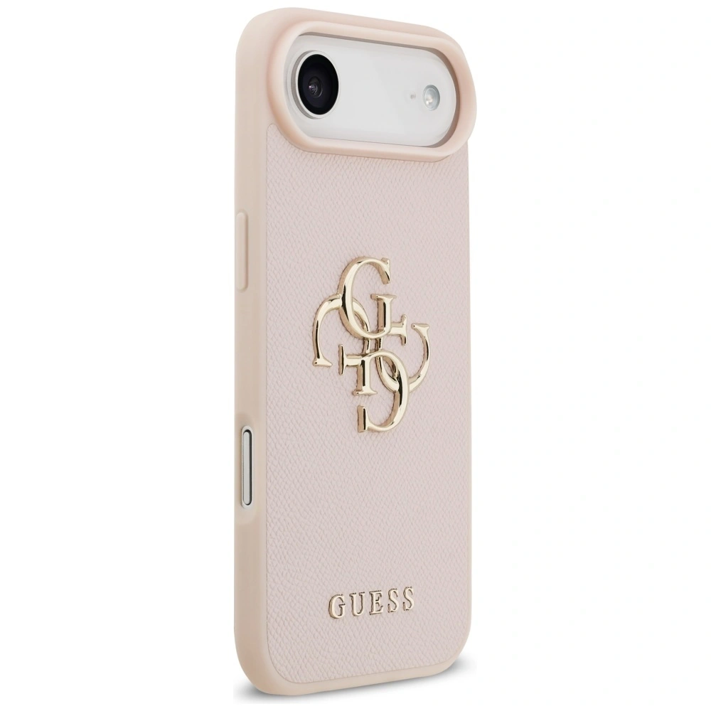 Etui Guess Grained Big 4G & Classic Logo do Apple iPhone Air różowy