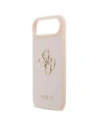Etui Guess Grained Big 4G & Classic Logo do Apple iPhone Air różowy