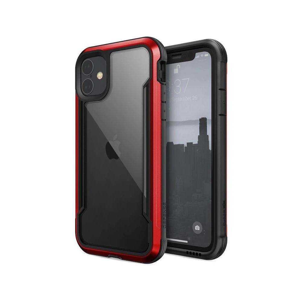 Etui aluminiowe X-Doria Defense Shield Apple iPhone 11 (Drop test 3m) (Red)