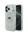 Etui Karl Lagerfeld IML Karl Head Logo MagSafe do Apple iPhone 17 Pro Max szary