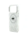 Etui Karl Lagerfeld IML Karl Head Logo MagSafe do Apple iPhone 17 Pro Max szary