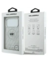 Etui Karl Lagerfeld IML Karl Head Logo MagSafe do Apple iPhone 17 Pro Max szary