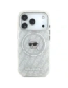 Etui Karl Lagerfeld IML Karl Head Logo MagSafe do Apple iPhone 17 Pro szary