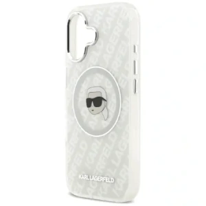Etui Karl Lagerfeld IML Karl Head Logo MagSafe do Apple iPhone 17 szary