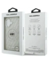 Etui Karl Lagerfeld IML Karl Head Logo MagSafe do Apple iPhone 17 szary