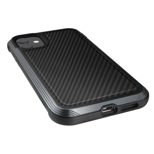 Buy X-Doria Defense Lux - Aluminum Case for iPhone 11 (Drop test 3m) (Black Carbon Fiber) - XDR020BLK - {ean13} - Home Screen Store Europe