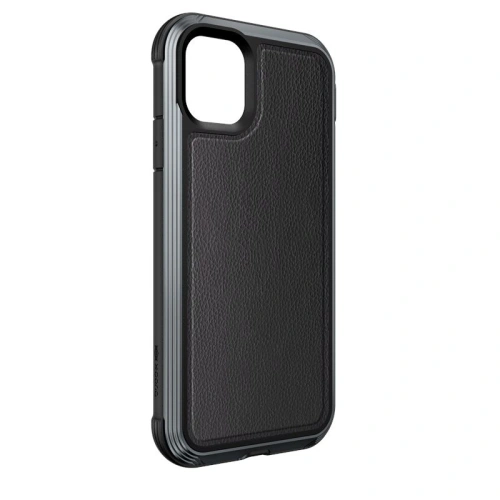 Kup Etui din aluminiu X-Doria Defense Lux Apple iPhone 11 (Test de cădere 3m) (Piele neagră) - XDR021BLK - {ean13} - Sklep Home Screen