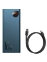 Powerbank Baseus Adaman 2xUSB-A, USB-C, micro USB 20000mAh 65W Quick Charge 4.0 Power Delivery niebieski