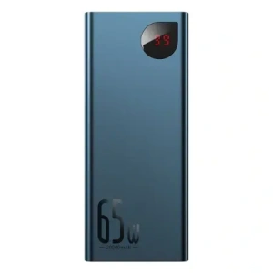 Powerbank Baseus Adaman 2xUSB-A, USB-C, micro USB 20000mAh 65W Quick Charge 4.0 Power Delivery niebieski