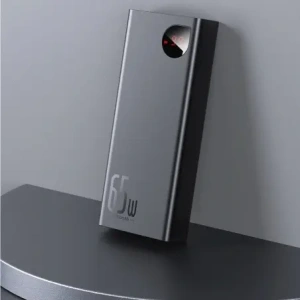Powerbank Baseus Adaman 2xUSB-A, USB-C, micro USB 20000mAh 65W Quick Charge 4.0 Power Delivery niebieski