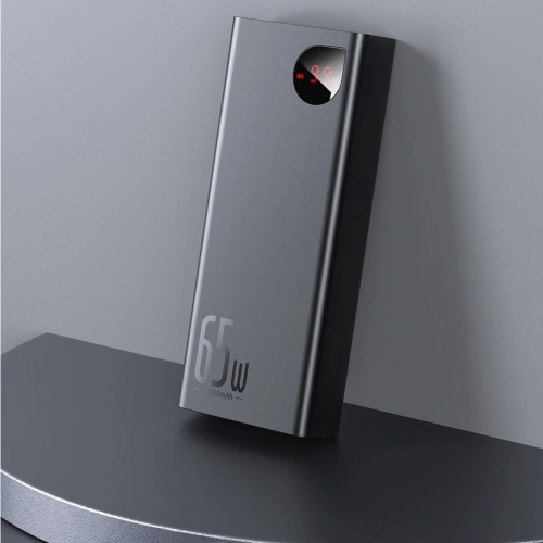 Powerbank Baseus Adaman 2xUSB-A, USB-C, micro USB 20000mAh 65W Quick Charge 4.0 Power Delivery niebieski