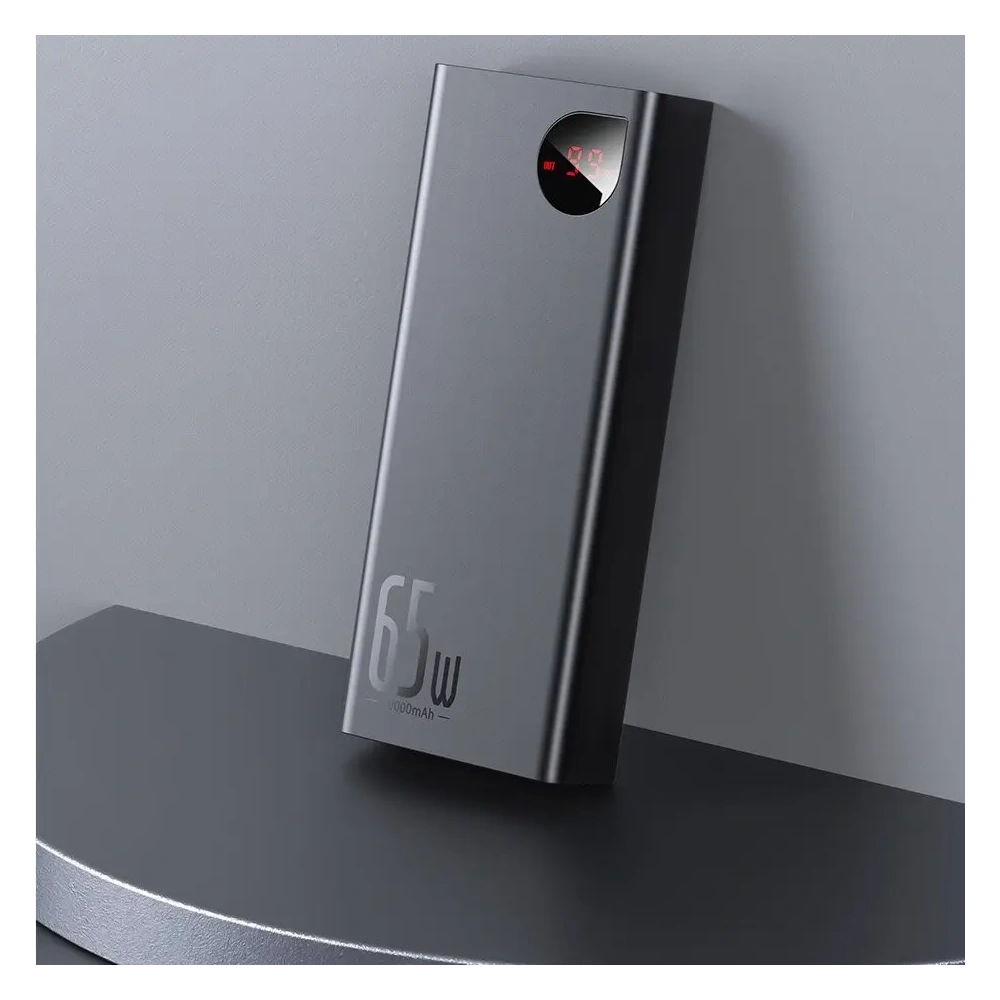 Powerbank Baseus Adaman 2xUSB-A, USB-C, micro USB 20000mAh 65W Quick Charge 4.0 Power Delivery niebieski